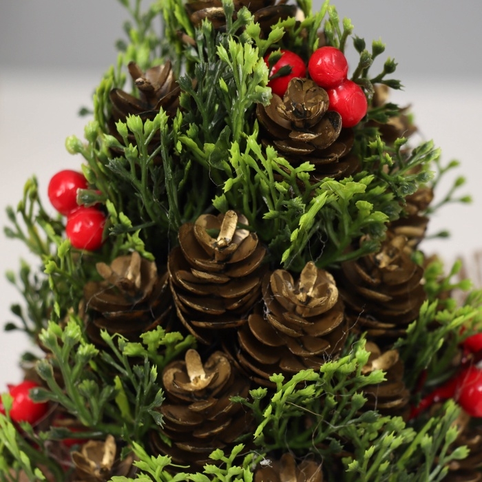 Ёлка декор Ёлка декор "С зеленью и ягодками, в мешочке" 18х10 см