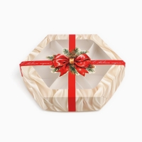 Коробка складная &laquo;Новогодний бант&raquo;, 23 х 23х 4 см, Новый год