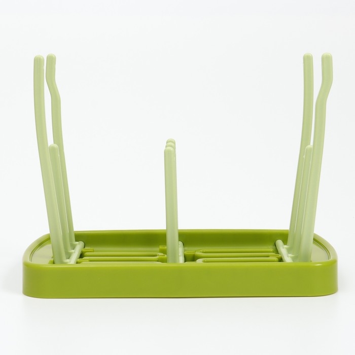 Сушилка для детских бутылочек, цвет зелёный