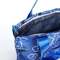 Шопер на молнии, цвет синий Шопер на молнии, цвет синий