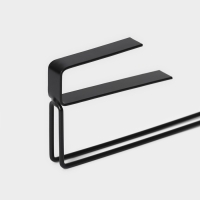 Держатель для бумажных полотенец подвесной Доляна «Лофт», 20,6×3×10,1 см, цвет чёрный Держатель для бумажных полотенец подвесной Доляна «Лофт», 20,6×3×10,1 см, цвет чёрный