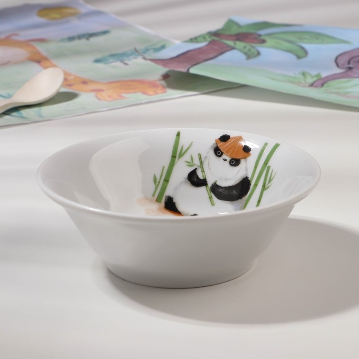 Салатник фарфоровый «Панда», 360 мл, d=14,5 см Салатник фарфоровый «Панда», 360 мл, d=14,5 см