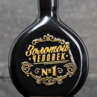 Графин - штоф керамический &laquo;Золото&raquo;, 175 мл