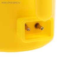 Чайник электрический "Капелька", пластик, 0.5 л, 600 Вт, желтый Чайник электрический "Капелька", пластик, 0.5 л, 600 Вт, желтый