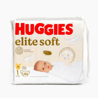 Подгузники "Huggies" Elite Soft 1, 3-5кг, 84 шт Подгузники "Huggies" Elite Soft 1, 3-5кг, 84 шт