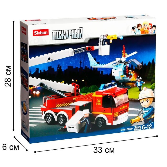 Конструктор &laquo;Огнеборцы&raquo;, 394 детали