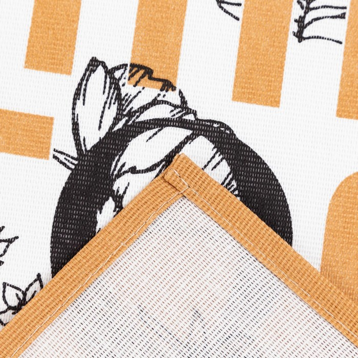 Набор кухонных полотенец Доляна &laquo;Любимая бабушка&raquo;, 35х60см-4шт, 100% хлопок