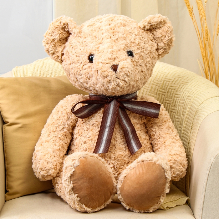 Мягкая игрушка &laquo;Медведь&raquo; кудрявый, 70 см, цвет бежевый