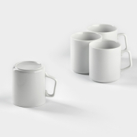 Набор фарфоровых кружек &laquo;Эльза&raquo;, 350 мл, 4 предмета