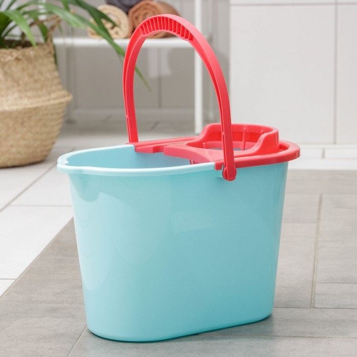 Ведро с отжимом &laquo;Классика&raquo;, 10 л, цвет МИКС