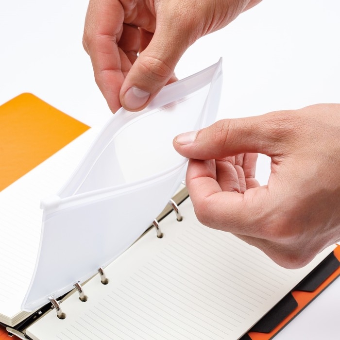 Ежедневник недатированный А5, 120 листов на кольцах FIRENZE, обложка искусственная кожа, блок 70г/м2, серый