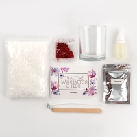 Свеча своими руками. Создание цветной ароматической свечи с блестками «Счастье начинается с тебя», набор для творчества Свеча своими руками. Создание цветной ароматической свечи с блестками «Счастье начинается с тебя», набор для творчества