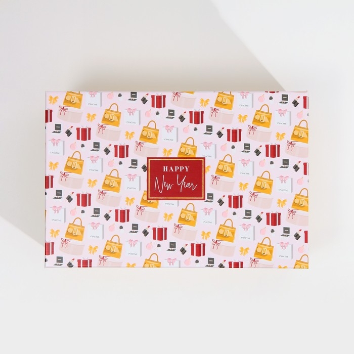 Набор подарочных коробок 6 в 1 &laquo;Happy New year&raquo;, 20 х 12.5 х 7.5 ‒ 32.5 х 20 х 12.5 см, Новый год