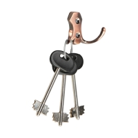 Крючок мебельный ТУНДРА TKD007, двухрожковый, медь Крючок мебельный ТУНДРА TKD007, двухрожковый, медь