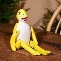 Сувенир "Черепашка" висячие лапки, дерево 25 см Сувенир "Черепашка" висячие лапки, дерево 25 см