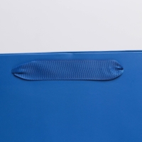 Пакет подарочный ламинированный, упаковка, &laquo;Синий&raquo;, ML 23 х 27 х 11.5 см