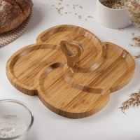 Менажница «Вертиго», 29×29 см, бамбук Менажница «Вертиго», 29×29 см, бамбук