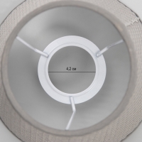 Абажур Е27 серый 15х15х13 см