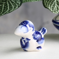 Сувенир &laquo;Ворона&raquo;, 4,5 см, гжель