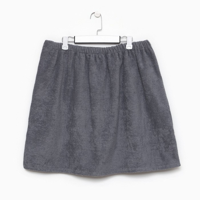 Полотенце банное Экономь и Я Полотенце банное Экономь и Я "Килт с карманом" 50х150 см, цвет серый, 100% хлопок, 320 г/м2