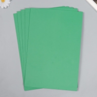 Фоамиран "Хвойный" 2 мм формат А4 набор 5 листов Фоамиран "Хвойный" 2 мм формат А4 набор 5 листов