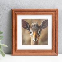 Фоторамка 10х10 см (3N44) орех Фоторамка 10х10 см (3N44) орех