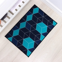 Коврик для дома Доляна &laquo;Бурлеск&raquo;, 40&times;60 см, цвет синий