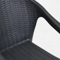 Кресло садовое "Феодосия" 64 х 58,5 х 84 см, антрацит Кресло садовое "Феодосия" 64 х 58,5 х 84 см, антрацит