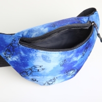 Сумка поясная детская на молнии, цвет синий Сумка поясная детская на молнии, цвет синий