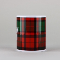Новый год. Кружка керамическая &laquo;Клетка. С Новым годом&raquo;, 320 мл, цвет белый