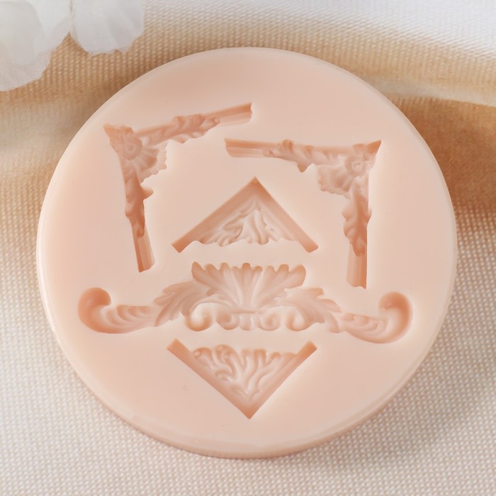 Молд силикон Молд силикон "Уголки" 6,1х1,3х0,4 4х2,2х0,4 2,7х1,5х0,4 см