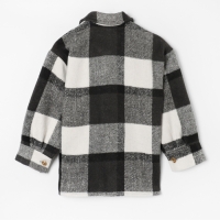 Рубашка детская KAFTAN утеплённая, цвет серый, размер 32 (110-116 см)