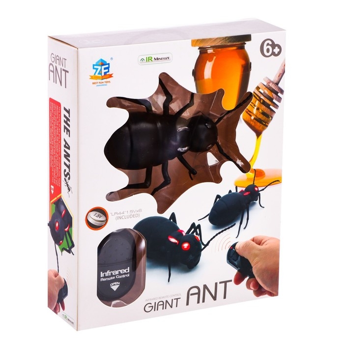 Муравей радиоуправляемый «Древоточец», работает от батареек, свет Муравей радиоуправляемый «Древоточец», работает от батареек, свет