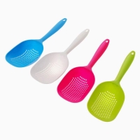 Шумовка прямоугольная Доляна, 34 см, цвет МИКС Шумовка прямоугольная Доляна, 34 см, цвет МИКС