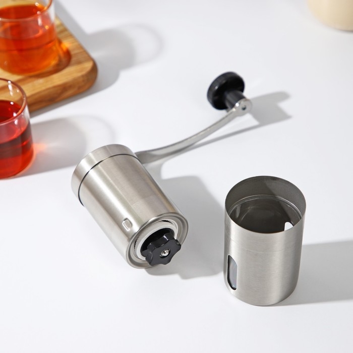 Кофемолка механическая Magistro Rodeo, 6&times;6&times;16,5 см керамический механизм