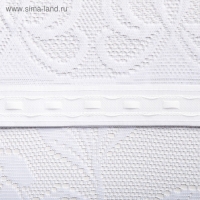 Тюль на кухню на шторной ленте 245х165 см, цвет белый, 100% полиэстер Тюль на кухню на шторной ленте 245х165 см, цвет белый, 100% полиэстер