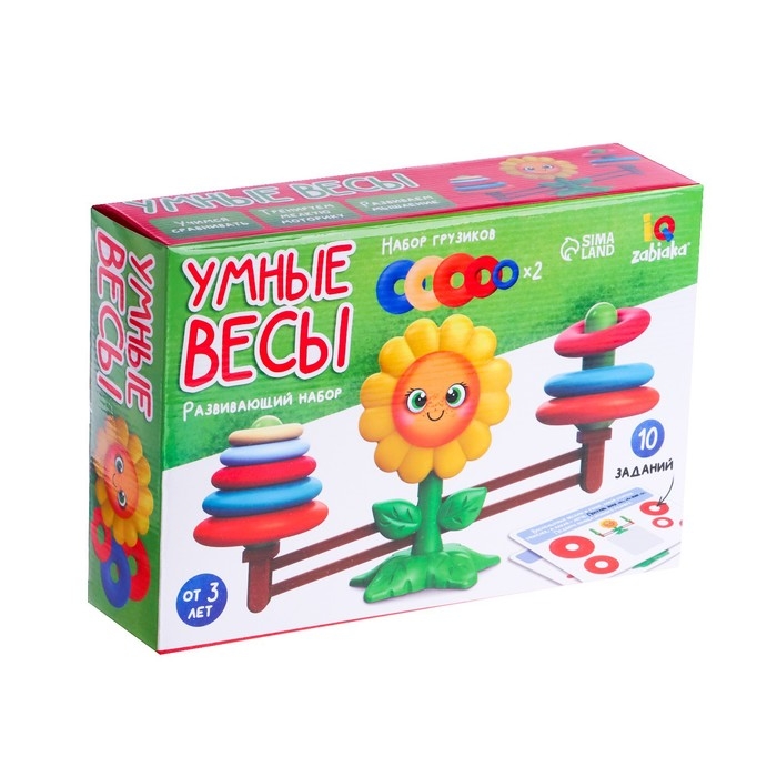Развивающий набор «Умные весы», по методике Монтессори, 10 заданий, 3+ Развивающий набор «Умные весы», по методике Монтессори, 10 заданий, 3+