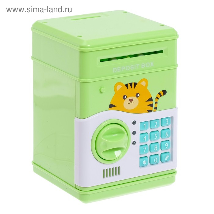Сейф игрушечный «Весёлые зверята» со звуковыми эффектами Сейф игрушечный «Весёлые зверята» со звуковыми эффектами