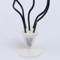 Набор «ВОЛНА», палочка+держатель+подставка, набор 5 шт., чёрный Набор «ВОЛНА», палочка+держатель+подставка, набор 5 шт., чёрный