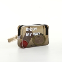 Косметичка на молнии, цвет чёрный Косметичка на молнии, цвет чёрный