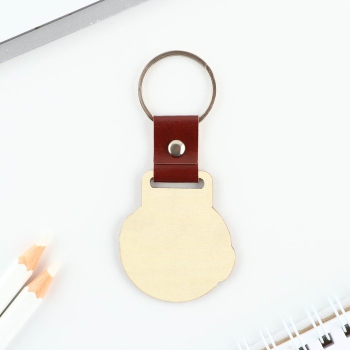 Брелок для ключей деревянный &laquo;Настоящий мужчина&raquo;, 7 х 3,8 см