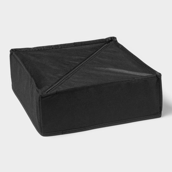 Органайзер для хранения белья &laquo;Смарт&raquo;, 15 ячеек, 30&times;30&times;11 см, цвет черный