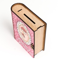 Копилка-шкатулка "Счастье и достаток" 14х12х5 см