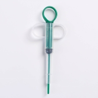 Универсальный набор для дозирования лекарств и пищи, с силиконовыми насадками, зелёный