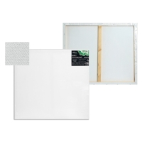 Холст на подрамнике, хлопок 100%, 1,6 х 50 х 60 см, акриловый грунт, среднезернистый, 380 г/м&sup2;