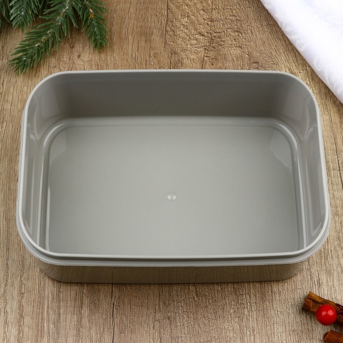 Ланч-бокс новогодний Сима-ленд &laquo;Зимняя дорога&raquo;, 1200 мл