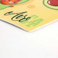 Коврик под миску нескользящий «Авокадо кот», 43х28 см Коврик под миску нескользящий «Авокадо кот», 43х28 см