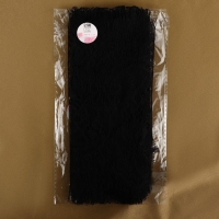 Кружево реснички, 215 мм &times; 3 &plusmn; 0,5 м, цвет чёрный