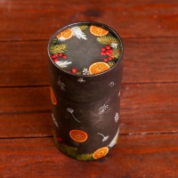 Коробка "Мандарины" завальцованная без окна 8 х 14,5 см