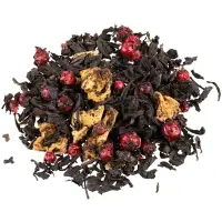 Чай &laquo;Сокочай&raquo; в желтой декоративной банке, черный с ананасом и брусникой